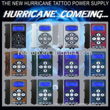 Hurricane tattoo power suppy HP-2 with footswitch and clip cord